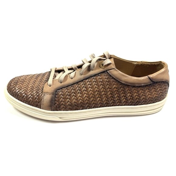 Franco Cuadra Womens Shoes Woven Braided Leather Sneakers Size 26.5 US 9.5 A - Picture 2 of 13